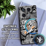 CC3/ Flexible rubber softcase for INFINIX GT 20 PRO/one piece anime character Motif/FINIX GT 20 PRO 