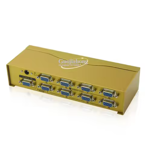 eKL-H608 VGA splitter 1 minute 8 splitter frequency splitter h&igh-resolution video computer