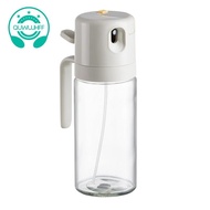 1 PCS Olive Oil Sprayer for Cooking, Olive Oil  Bottle, 2-In-1 Oil Dispenser, 550ml Glass /Dumping Dual-Purpose