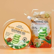 LUXE ORGANIX Aloe Vera &amp; Snail Soothing Gel For All Types Of Skin - Made in Korea
