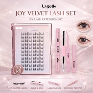 MATA Uvgells Joy Lashes - DIY LASHES 3in1 with 2 types manga eyelash/ eyelash extension/ anime lashe