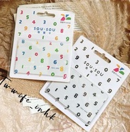 現貨在港💋香港寄出•絕版·SouSou 數字 悠遊卡•台灣交通卡•似八達通