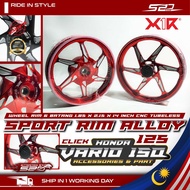 Sport Rim X1R 6 Batang VARIO 125 150 CLICK AIRBLADE BEAT125 SCOOPY 110 PNP Wheel Rim CNC Tubeless 1.