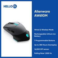 READY STOK- Alienware AW610M AW 610M Wired &amp; Wireless Gaming Mouse