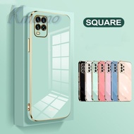 6D Plating Casing For VIVO V21e 5G V20 Se V15 Pro V11i S1 Pro X50 X60 X70 Pro Rubik's Cube With Stra