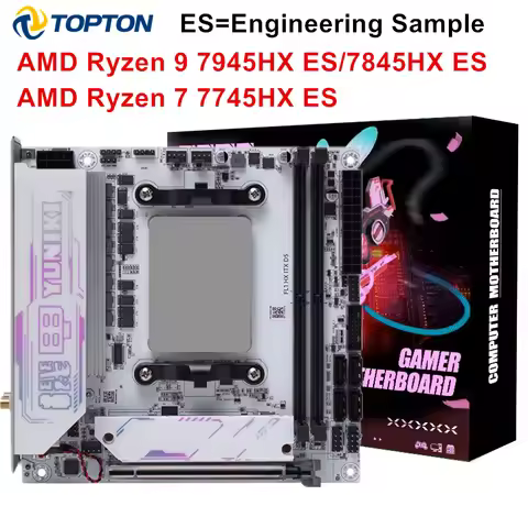 AMD Gaming NAS Motherboard Ryzen 9 7945HX ES 7845HX ES R7 7745HX ES 2*M.2 NVMe 4*SATA PCIe4.0X16 2.5