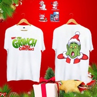 Cotton T-ShirtBaju Christmas Grinch T-shirt HOW THE GRINCH STOLE CHRISTMAS Print Tee Fashion Casual
