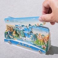 3D Paper Carving Three-dimensional Desk Calendar 2026 High-value Practical Creative Gift Natural Sce