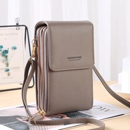 sling bag tas dompet hp transparan touchable handphone hape wanita dan uang phone bag tas selempang 