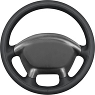 MEWANT Hand Sewn 3D Style Steering Wheel Cover Wrap for Chevrolet (Chevy) Corvette C5 1997-2004 Stee