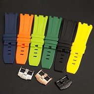 Dustproof Thickened Malay Rubber Watch Strap for AP Aibi Royal Tree Offshore Series Male Silicone 28mm Watch Bracelet