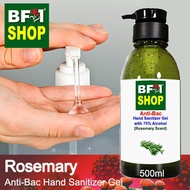 🧼🖐 Anti Bacterial Hand Sanitizer Gel with 75% Alcohol (ABHSG) - Rosemary - 500ml