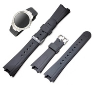 For Edifice EF-305-1AV PU Plastic Watch Strap replacement for EF-305-9AV EF-305 Silicone Rubber Watc