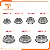 4pcs 3D Printers Parts Deep Groove Pulley Wheel Aluminium Part F604ZZ F623ZZ F624ZZ F625ZZ F626ZZ F6