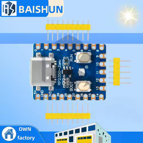 1~10PCS RP2350-Zero Mini Development Board RP2350 Based on Raspberry Pi RP2350A Dual-Core Built-in 5