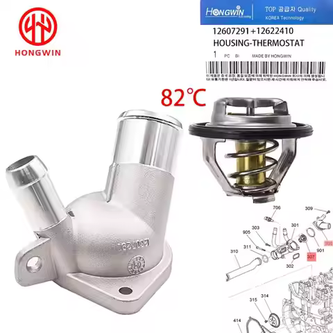 12622410 12607291 Engine Coolant Thermostat For Saturn L100 LW200 L200 Chevrolet Cavalier Classic Co