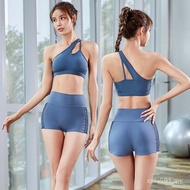 European American Tight Bra Cross-Border Sports Shorts Suit Yoga Ready Stock Female Fitness Clothes 