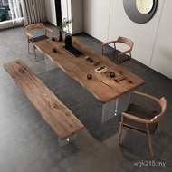 Office Workbench Solid Wood Tea Table Log I1 Acrylic Tea Table Chair Suspended Large Board Combinati