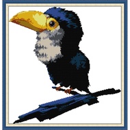 Toucan Joy Sunday Cross Stitch Complete Set with Materials With Pattern Cross Stitch Kit for Adults Beginners Arts and Crafts For Home Decor