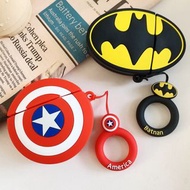AirPods盒配指扣(不包耳機) : 蝙蝠俠/美國隊長