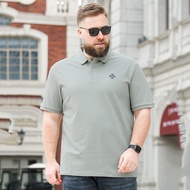 Large size polo shirt Plus Size Men T Shirt polo t shirt big size men's polo shirt Men Stripe polo Shirt Male Fat Slim Loose shirt