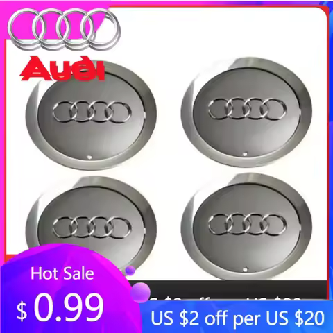 Hub Caps Hot For Audi 4pcs Audi Gray Wheel Center Cap 145mm Grey ABS Emblems For Audi S8 A6 S6 A8 Qu