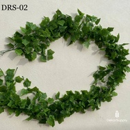 Watermelon leaves, climbing leaves, artificial leaves, imported, Premium wedding decoration, decorat