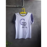 T-shirt N1K* MLB C0L0R4D0 R0K1E5 original size M Slimfit (P67 x L52)