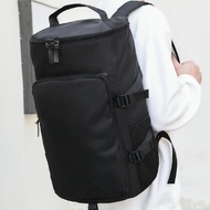 1 Balo màu trơn mới dung tích lớn, du lịch ngoài trời đa chức năng, ba lô vải, túi vải chống thấm nư