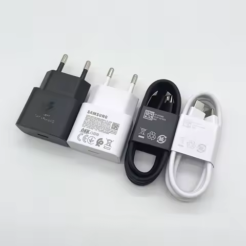Samsung S25 25W EP-T2510 Super Fast Charging Charger Type-C EU Plug Adapter For Galaxy Z Fold 7 6 5 