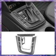 [r3jylk02.vn] Soft Carbon Fiber for   2017 2018 2019 2020 Center Console Gear Shift Frame Cover Trim