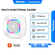 MeeGoo Smart SOS Bell Calling Emergency Alarm Button System Wireless Caregiver Pager for Elderly