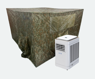 WIMAN (วิมานแอร์มุ้ง แอร์เคลื่อนที่) แอร์ 9000 btu พร้อมมุ้ง ลายพราง