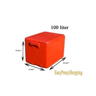 100Liter (I) Heavy Duty Cooler box/Ice box/Ice bucket/Tong ais/Plastic Ice Tong(READY STOCK)
