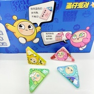 High-Value Creative Corner Clips Exam Paper Clips Student File Anti-Roll Storage Triangle Clips Egg 