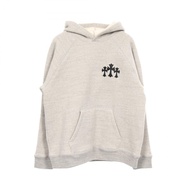 【二手】Chrome Hearts CHROME HEARTS 連帽衫，十字貼片，CH 標誌刺繡，純棉連帽衫，男款，二手 A