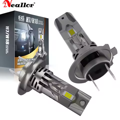 2x H7 Led Canbus No Error Headlight 360 ° H18 Car Bulbs 12v 55w Diode Lamps High Power For VW Passat