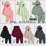 [Bibonkid] Cotton felt zip-up Set with hood FORM TO HM US/JP 6-9m TO 3-4y