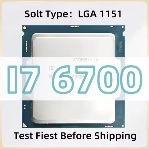 Core i7-6700 CPU 4-Core 8-Thread 3.40GHz 8MB 65W LGA1151 6th Generation Processor For Q270 Z270 Moth