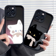 JT 41 Cartoon Kitten Casing Samsung Galaxy A70 M55 C55 F55 M54 F54 A05 A05S A55 A25 A54 A53 A35 A24 