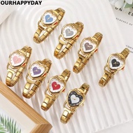 Hot Stainless Steel Love Heart Italian Charm Modular Watch Bracelet Wrist Watch DIY Jewelry Making