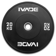 IRONTEC 20 kg x 2 Plates BLACK BUMPER (2" Hole) MD Model - IRONTEC