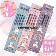 Unicorn Pencil Set for School Children, Work and College Stationery