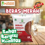 Dua Tani Beras Merah 5kg (pecah Kulit)