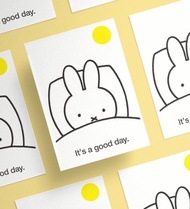 【Pinkoi x miffy】米飛兔 Miffy文具系列 厚卡明信片太陽