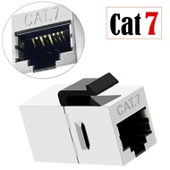 RJ45 Cat7 Shielded in-line Coupler Cat 7 Female to Female Keystone Jack 8P8C Cat7 Modular Connector 