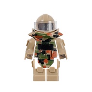 Military Camouflage Explosion-Proof Building Block SWAT Armor E.O.D Suit Army Accessories Bricks Pieces and Parts Compatible with Lego Minifigures Toys Gifts