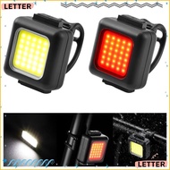 LETTER LED Bike Light, Strong Light Strobe Modes Bicycle Light, Bicycle Accessories Weak Light Water