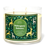 🔥In Stock🔥 | 💯% Authentic | ✨Lowest Price✨ Bath And Body Works Mahogany Balsam 3-Wick Candle