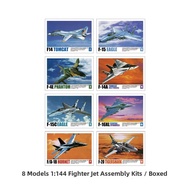Sicili 1:144 Fighter Assemble Model F14 Panda F15 Eagle F18 Hornet Military Artificial Model